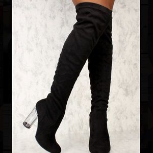 Super sexy thigh high black boots